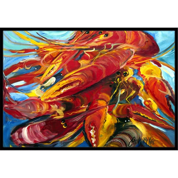 Carolines Treasures Crawfish Indoor and Outdoor Mat- 24 x 36 in. JMK1117JMAT - main
